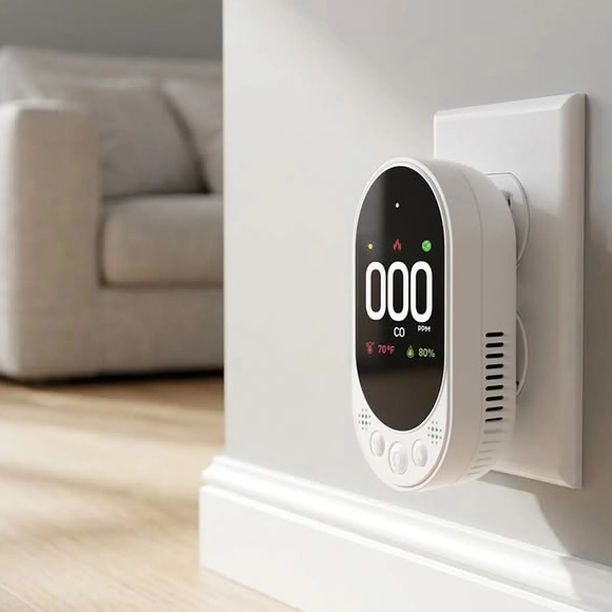plug-in carbon monoxide monitor