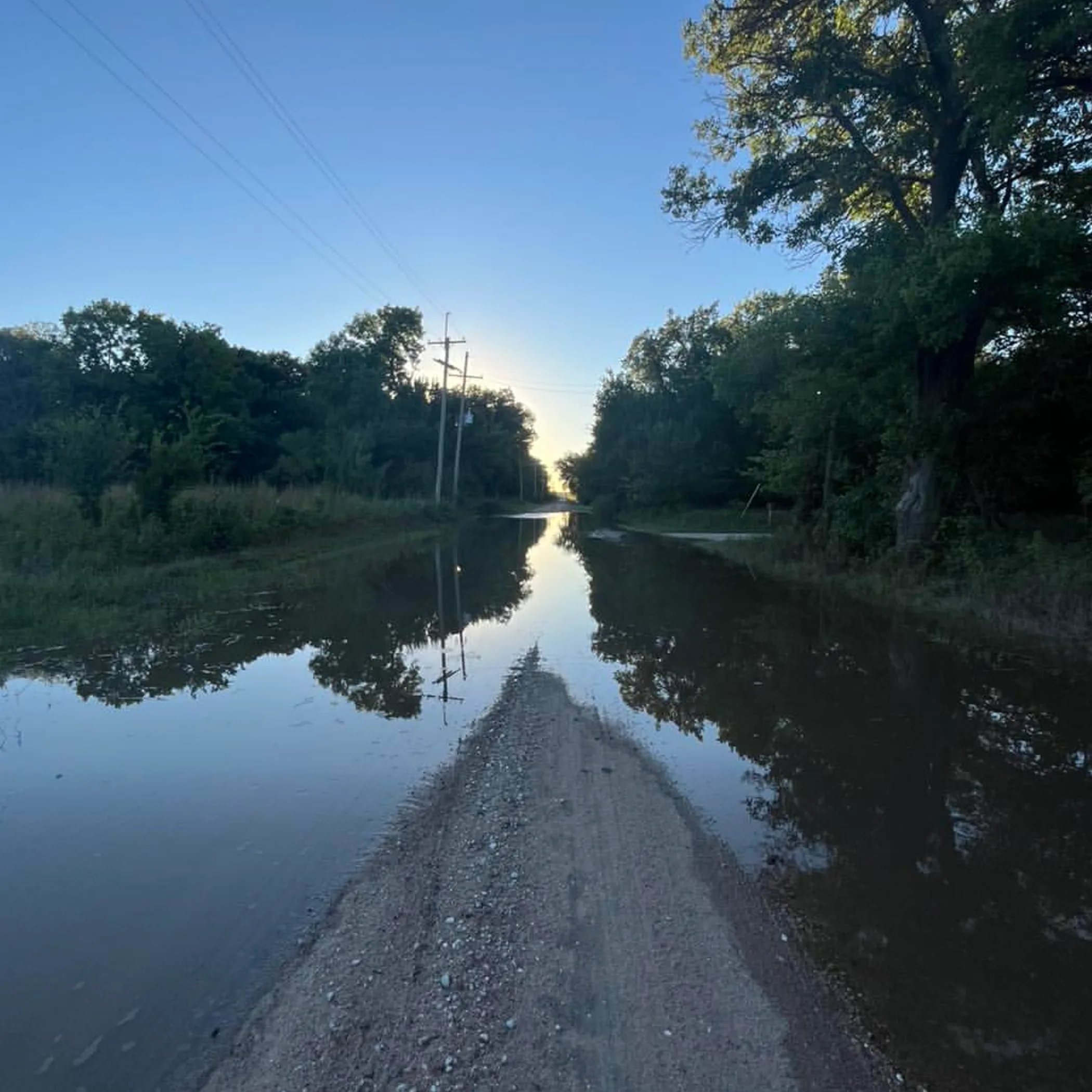 road flooding on a street