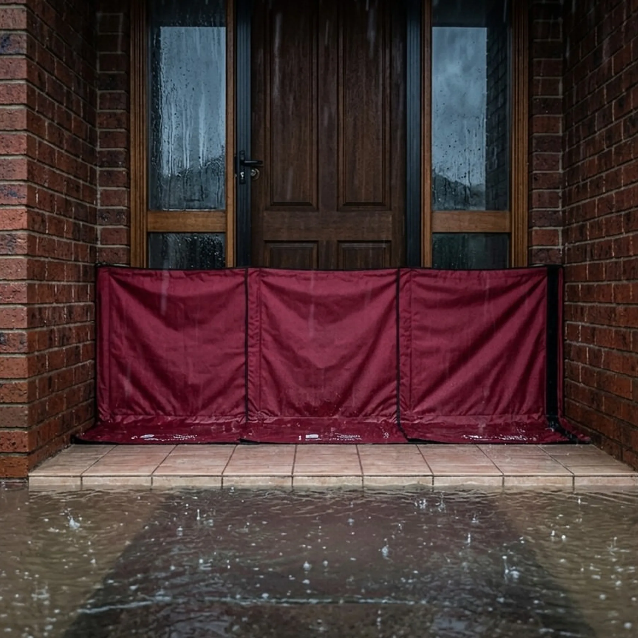 active flooding with portable barrier