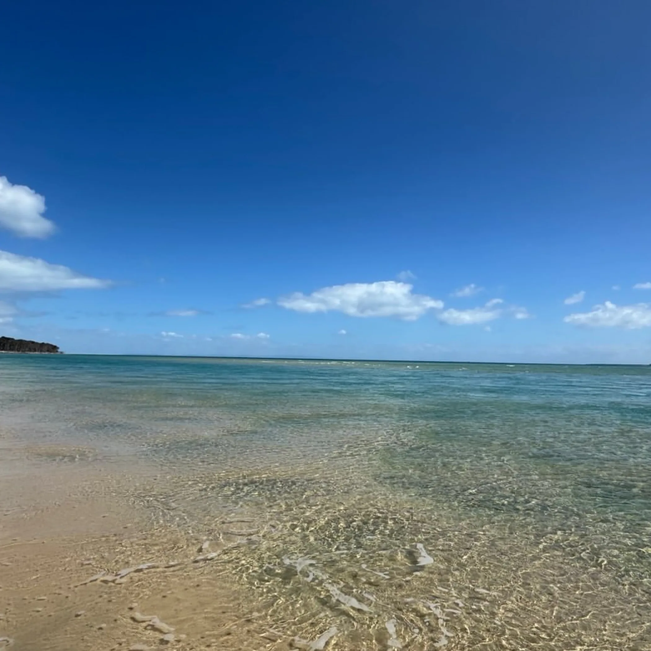 clean beach on north stradbroke island