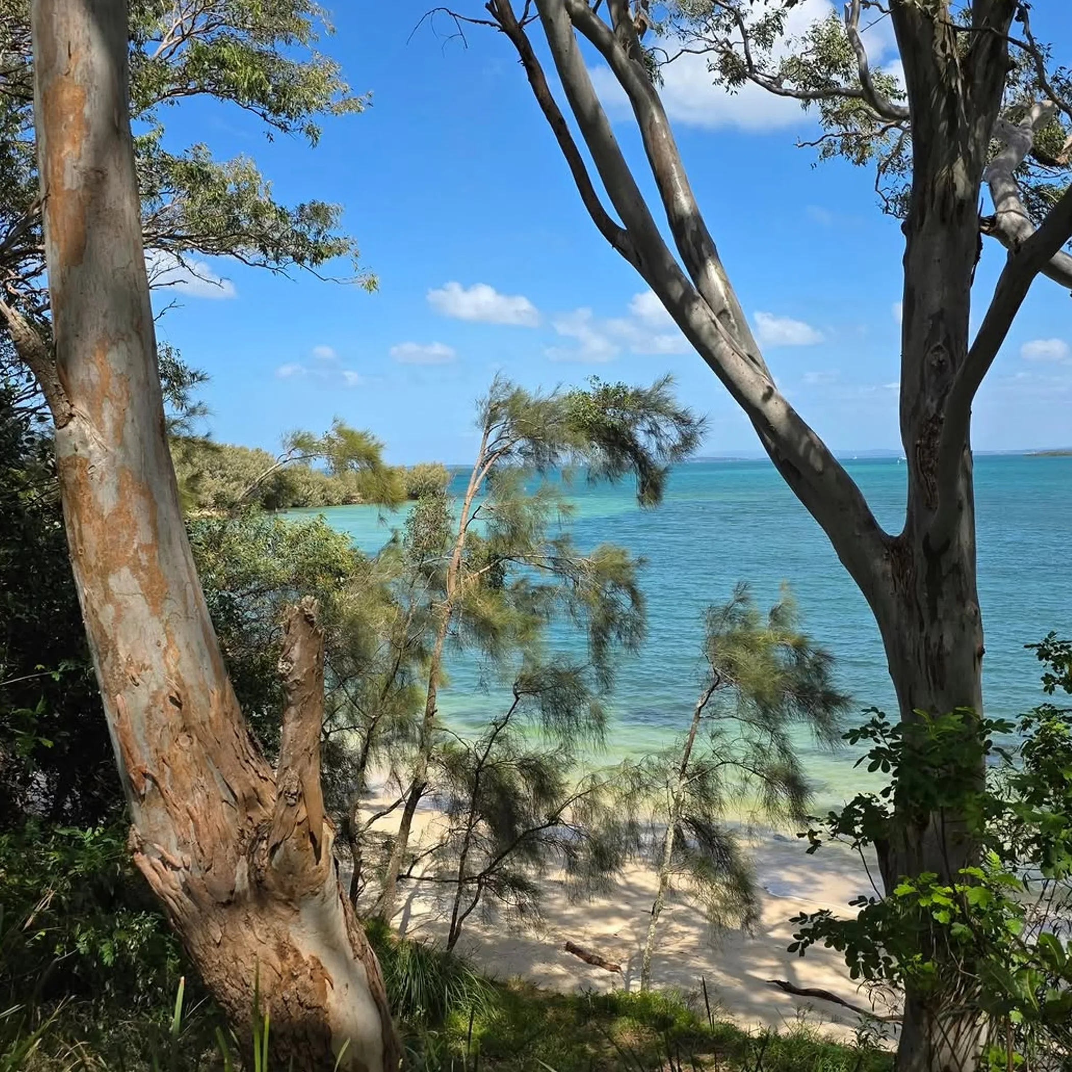 north stradbroke island beach scenery